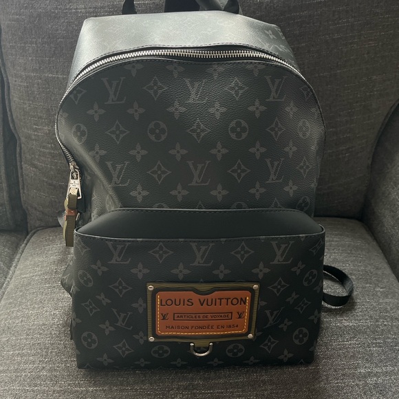 Louis Vuitton Gray Monogram Backpack - Picture 1 of 4